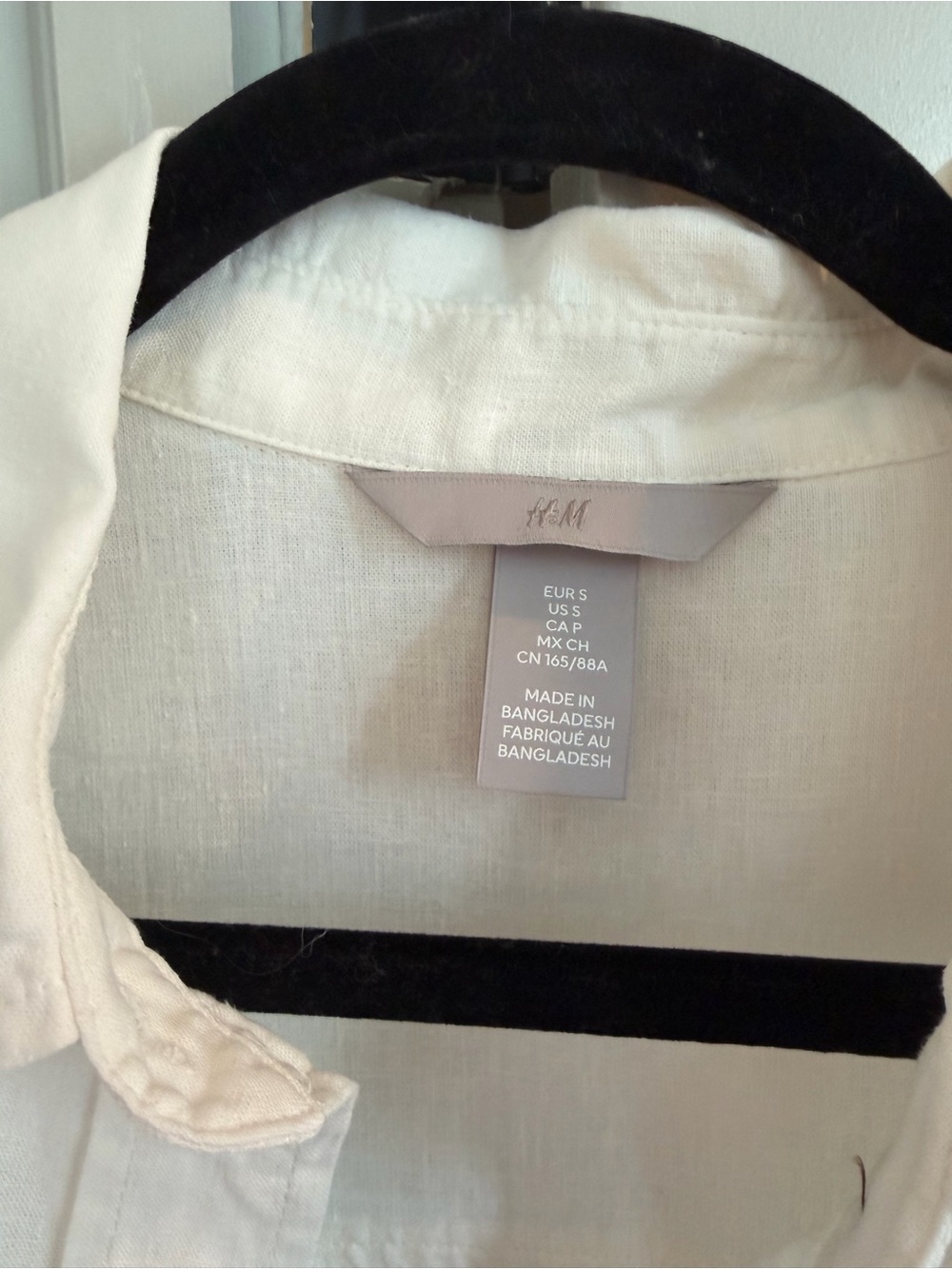 H&M Oversized Linen-blend Button-down Shirt - Picture 3 of 14
